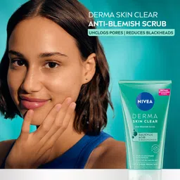 Nivea Derma Skin Clear Anti-Blemish Scrub with Salicylic Acid & Niacinamide - 150 ml image 2
