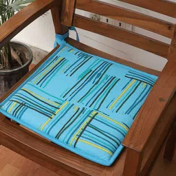 Jamio Firati Blue 2-Pieces Printed Cotton Chair Pads-image-88