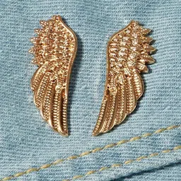 SYGA Set Of 2 Punk Wing Collar Pins image 1