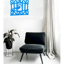 VAS collection home Blue Textured Wooden Wall Decor Plate-picture-38