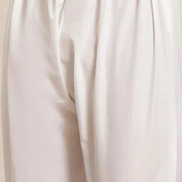 SOJANYA Men Lime Green Solid Straight Kurta with Churidar image 3