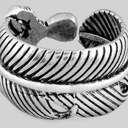 Roadster Men Silver-Plated Finger Ring image 3