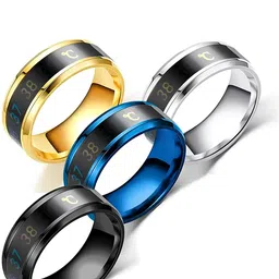 KARISHMA KREATIONS Set Of 4 Stainless Steel Temperature Finger Ring-picture-39