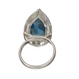 Saraf RS Jewellery CZ Studded Adjustable Finger Ring image 3