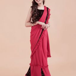 baesd Shrithi Fashion Fab Sequinned Ready to Wear Saree-picture-18