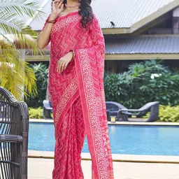 Satrani Printed Ready to Wear Saree image 3