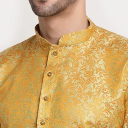 KRAFT INDIA Men Ethnic Motifs Kurta with Churidar image 3