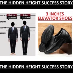 Bxxy Men Elevator Formal Moccasin Shoes image 2