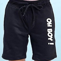 NUSYL Boys Typography Printed Mid Rise Shorts-picture-44