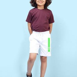 NUSYL Boys Mid Rise Striped Shorts-picture-21