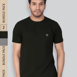 LUX NITRO Pack Of 2 Round Neck Lounge T-shirts image 1