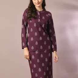 DressBerry Printed Mandarin Collar Top-picture-26
