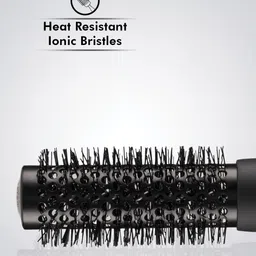 VEGA PROFESSIONAL VPMHB-12 Carbon Dry Thermal Blow Dry 32mm Round Hair Brush - Black image 3