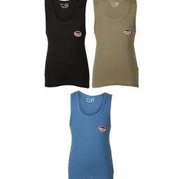 Bodycare Kids Boys Pack Of 3 Assorted Cotton Innerwear Vests-picture-27