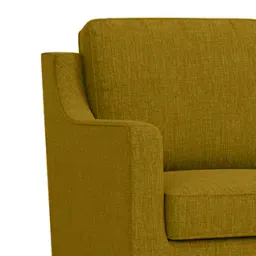 urban ladder create Abbey 2 Seater Fabric Sofa in Olive Green Colour image 3