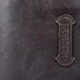 Hidesign Men Brown Textured Two Fold Leather Wallet image 2