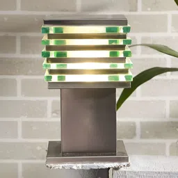 DENICRAAS Silver-Toned Colourblocked Ceiling Lamp image 4