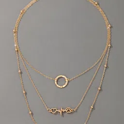 Scintillare By Sukkhi Gold-Plated Layered Necklace image 2