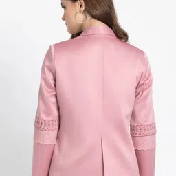 SHAYE Notched Lapel Single Breasted Blazer image 5