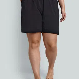 CUPID Women Plus size Mid-Rise Cotton Lounge Shorts-picture-32