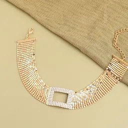 DressBerry Gold-Plated Artificial Stones Necklace-picture-21