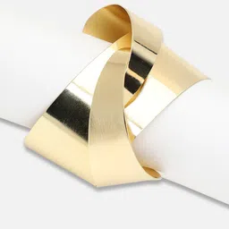 SOHI Women Gold-Plated Cuff Bracelet image 2