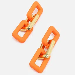 SOHI Geometric Drop Earrings image 3