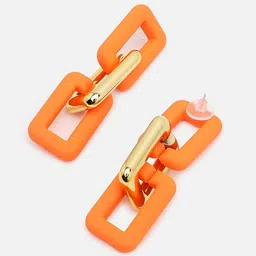 SOHI Geometric Drop Earrings image 2