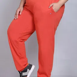 CUPID Women Plus Size Cotton Track Pants image 3