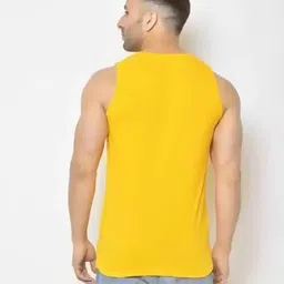 Tora Typographic Print Sando Round Neck Gym Vests for Men | Graphic Print Sando Gym Vests Men | Sleeveless Printed Cotton Gym Vests for Men image 2