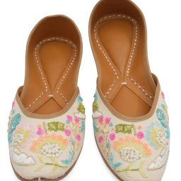 NR BY NIDHI RATHI Multicolored Embroidered Ethnic Juttis-picture-0