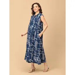 The Mom Store Sharp in Splash Maternity & Nursing Jumpsuit image 3