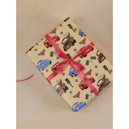 The Big Trove Cartoon Car Print Gift Wrap - 15 Sheets for Kids & Car Enthusiasts image 4