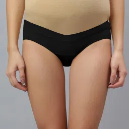 Mamma's Maternity Multicolor Antimicrobial Bamboo Fabric Maternity Panties (Pack of 3) image 5