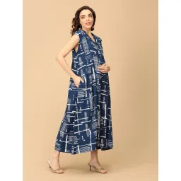 The Mom Store Sharp in Splash Maternity & Nursing Jumpsuit image 5