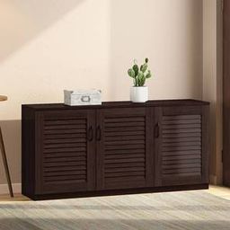 urban ladder Bennis Engineered Wood Shoe Rack in Dark Walnut Finish-picture-45