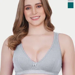 Reveira Pack Of 2 Medium Coverage Non Padded Workout Bras With All Day Comfort image 1