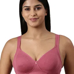 BLOSSOM Full Coverage Non Padded Stretchable T-shirt Bra- Side Shaper image 1