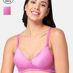 Tweens Pack of 2 Pink T-shirt Bras - Lightly Padded-picture-34