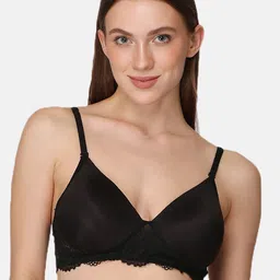 LOTUSLEAF Women Black Bra Lightly Padded t- shirt  type-picture-39
