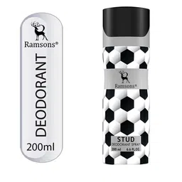 Ramsons Men Stud Long Lasting Deodorant Spray - 200 ml image 1