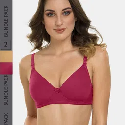 Tweens Pack of 2 Full Coverage Lightly Padded T-Shirt Bra With All Day Comfort-picture-17