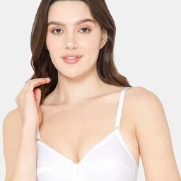 NAIDU HALL Pack Of 2 Medium Coverage Non Padded Cotton Everyday Bra- All Day Comfort image 2