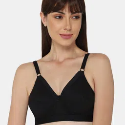 NAIDU HALL Pack of 2 Full Coverage Non Padded Cotton Everyday Bras With All Day Comfort image 2