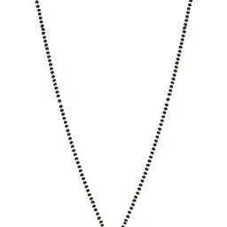 I Jewels Rose Gold-Plated Artificial Stones and Beads Mangalsutra image 2