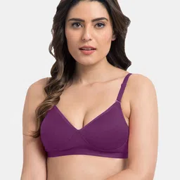 Tweens Pack Of 2 Red & Purple T-shirt Bra Lightly Padded TW-91313-RD-2PC-MG image 5