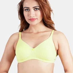 Sonari Set Of 2 Blue & Yellow Non Padded Bra image 2