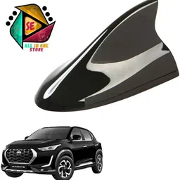 sakshionline Store Universal Shark Fin Style Black Car Antenna AM/FM Radio for Magnite Satellite Vehicle Antenna-picture-14