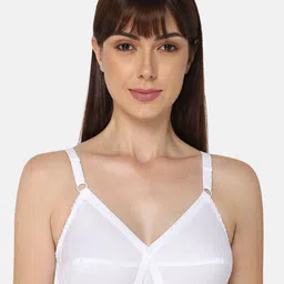 NAIDU HALL Pack of 3 Full Coverage Cotton Everyday Bras with All Day Comfort image 3