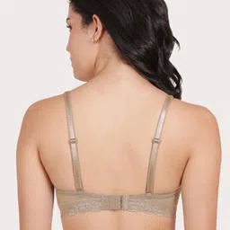 Susie Floral Lace Medium Coverage Lightly Padded Balconette Bra With All Day Comfort image 4